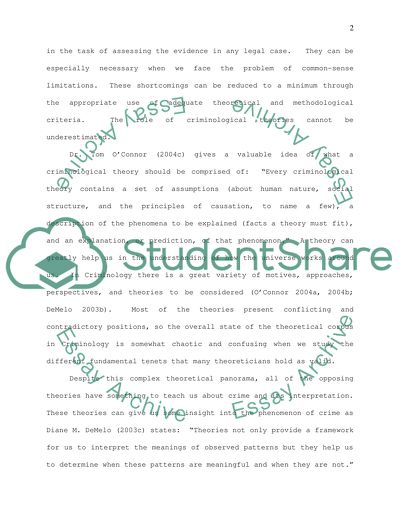 Common Sense in Criminology