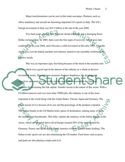 Global Consumers in Italy