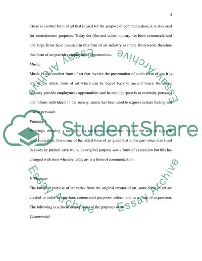 What is Art (ar arts)