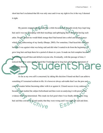 I pick number 3 in writing suggestion ( narrative assignment)