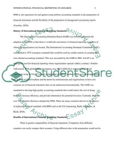Benefits and Drawbacks of International Financial Reporting Standards