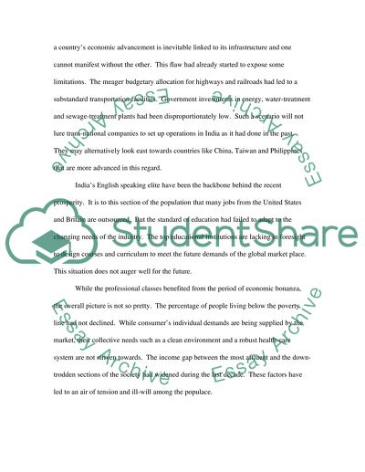 Indian economy(international business)