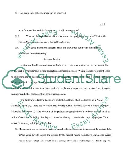 How to Improve Learning in Bachelor Students