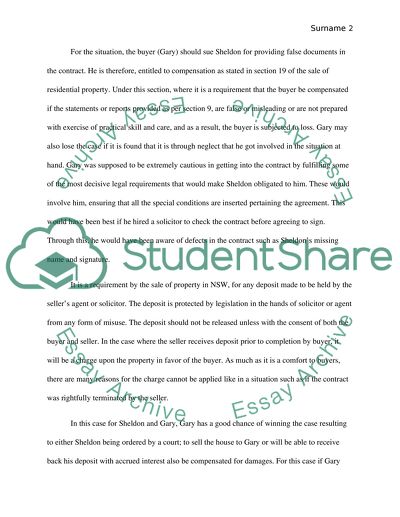 Contract Law Problems