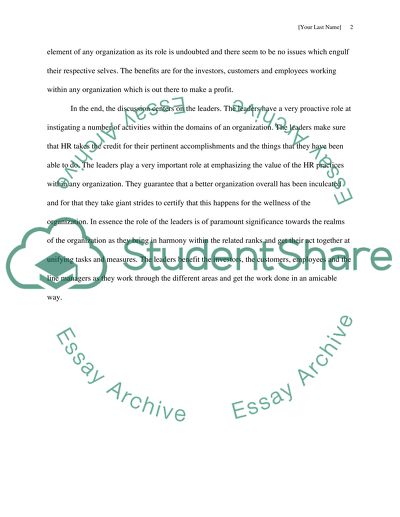 essay on the study of management