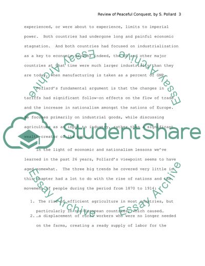 Peaceful Conquest by Sidney Pollard