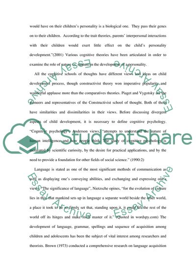 Computational Models and Theories of Development