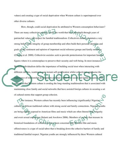 Western Culture Impact on Diverse Cultures