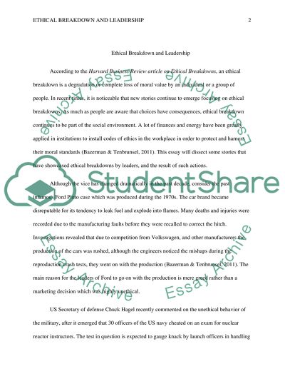 Principles of ethical leadership essay picture