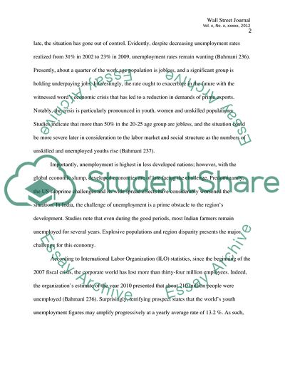 An economic issue of current interest