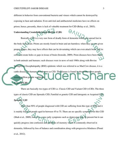 Creutzfeldt-Jakob Disease