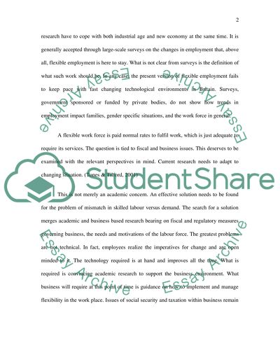 Large-Scale Surveys in Measuring Flexible Employment in the UK
