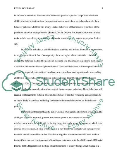 The Theory of Social Learning