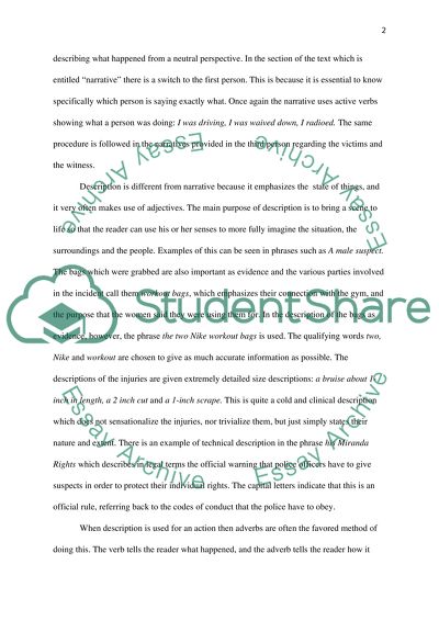 Rhetorical Analysis of Student Writing