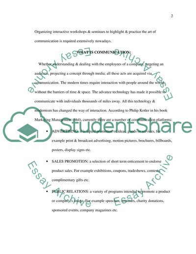 The New Development Concerning Management Communication
