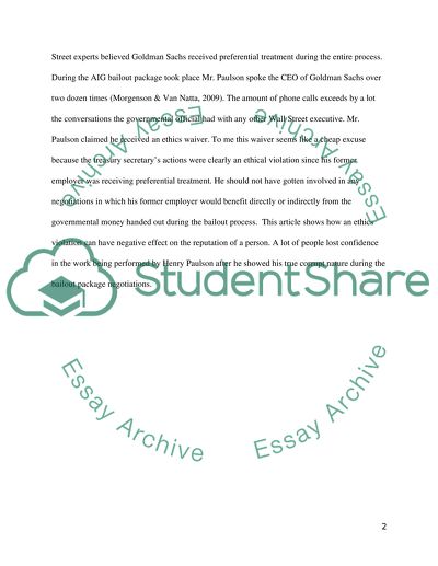 Ethics in Financial Management