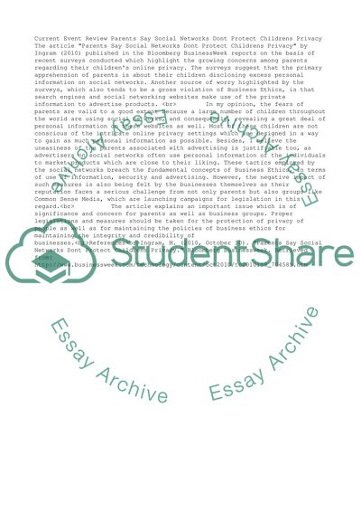 Current Event Review 2