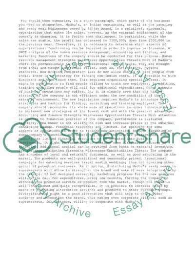 Growing of the Business