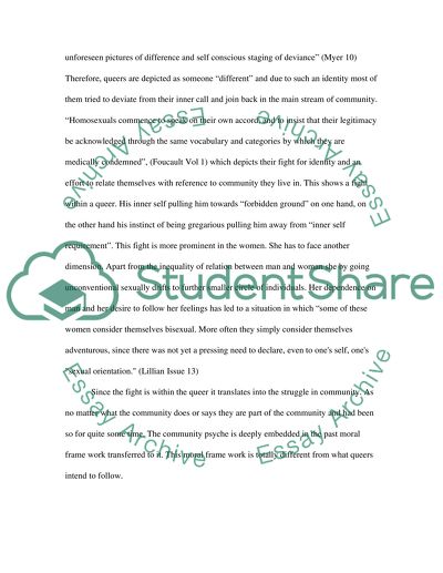 Struggles inside the queer community and related struggles in a larger society