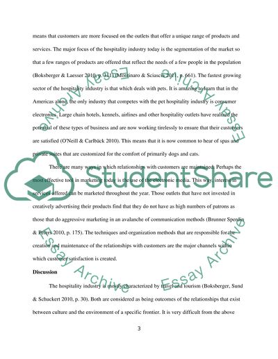 Relationships Between Customers and Organizations