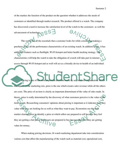 Evaluation of Market Share