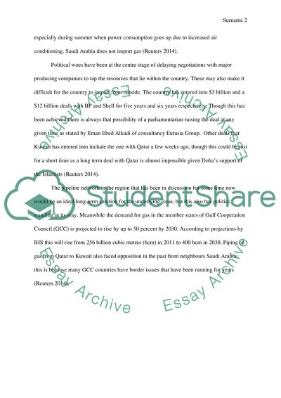 Local and Regional Politics Hinder Gas Production and Import