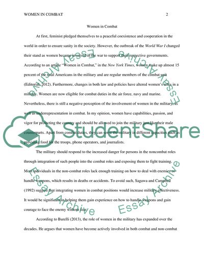 Women in the U.S. miltary