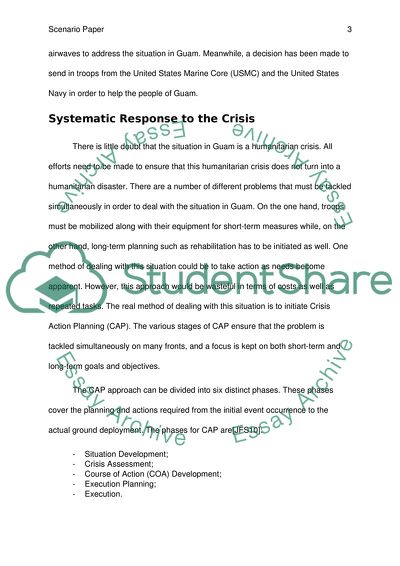 A Humanitarian Mission Outside of the United States