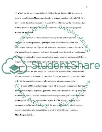 Human resource management