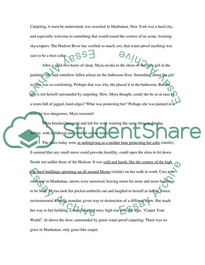 The Girl in Hyacinth Blue in Manhattan