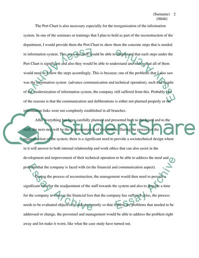 Case study information system in management