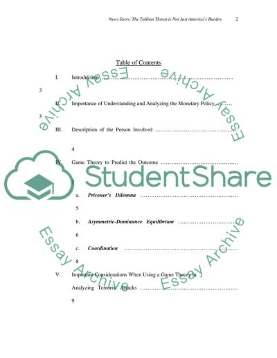 News Stor: The Taliban Threat is Not Just Americas Burden