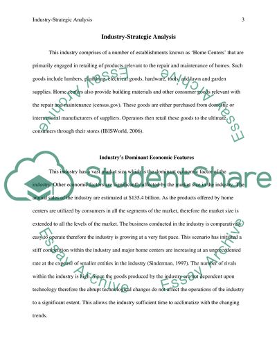 Industry of Home Repair and Maintenance Products