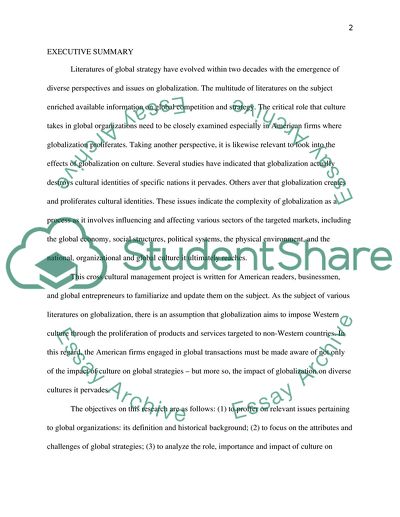 Impact of Culture on Globalization Strategies