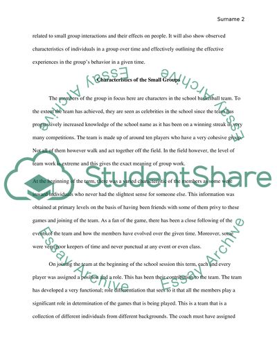 Group Influence and Individuals Behavior