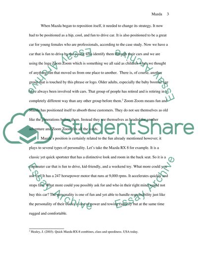 Mazdas Position and Branding
