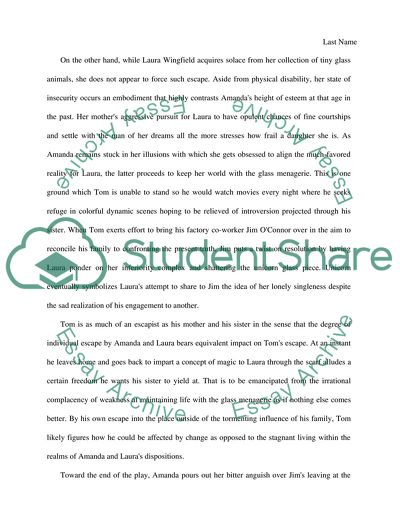 The Glass Menagerie by Tennessee Williams