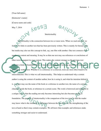 Intertextuality thesis 08 Intertextuality thesis 08 image