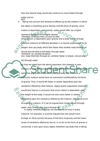 Critical Thinking: Nietzsches Philosophy and Aristotles Argument