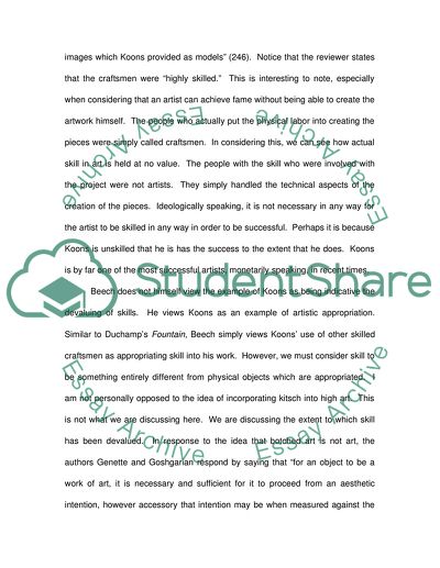 Skill in Art Article by Dave Beech