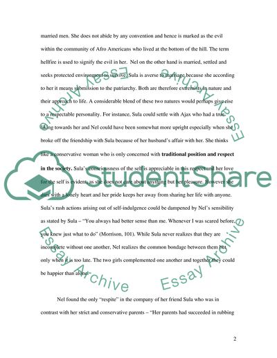 Sula by Toni Morrison