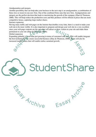 Possibilities Used to Take the Business to a Better Position