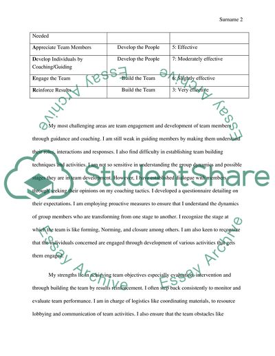 Group Process and Team Development