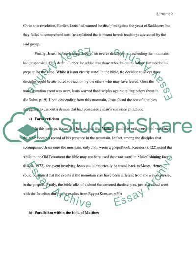 The New Testament in Its Literary Environment