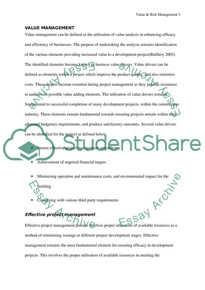 Politics And The English Language Essay Value Risk Management Assignment Example Examples Of English Essays also High School English Essay Topics Value Risk Management Assignment Example Topics And Well Written Business Ethics Essays