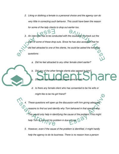 Human Service Manager Exercise Paper Reinforce, Refer, Release