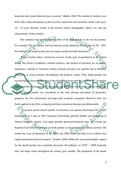 The Death Penalty in Modern Society