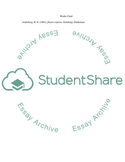 Dantes Inferno Critique