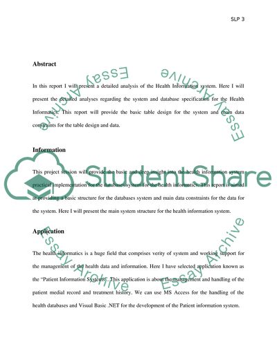 Health Information System