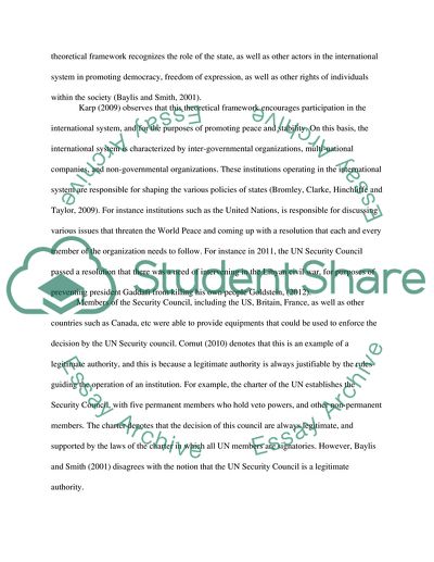 International Politics Concepts, Theories and Issues